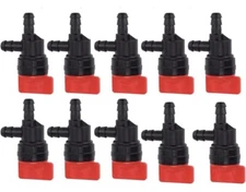 10PK 1/4" 90 Degree Fuel Gas Shut Off Valve For Briggs 494769 698181 494539
