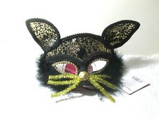 New with Tag - Masquerade Mask Feather Lace Venetian Mardi Gras Masks 7
