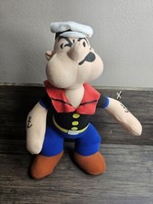 Vintage 1992 Popeye the Sailor Man Stuffed Plush Play-By-Play King Features