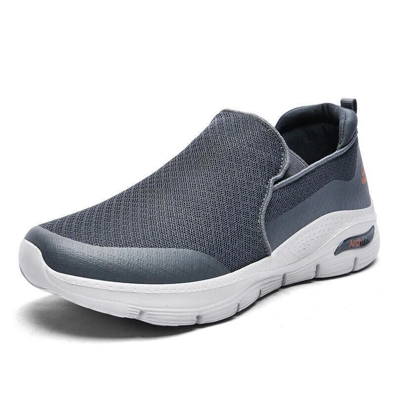 Black slip top on sports shoes