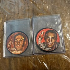 1971 Mattel Instant Replay Vtg NBA Elgin Baylor Willis Reed Vinyl Mini Record