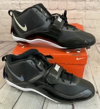 Nike 442258 011 Zoom Code D Men's Football Cleats Colors Black White US Size 15