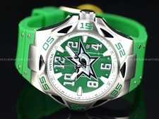 New Invicta Men's 52mm DALLAS STARS Coalition Automatic NH35A Green SS Watch