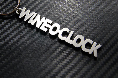 Schlüsselanhänger WEINUHR Wein Vin Vino Alkohol Getränk Pub Geschenk