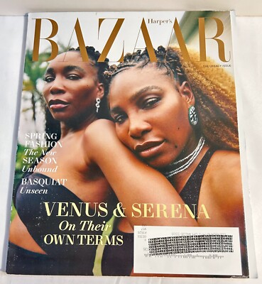 Harper s BAZAAR, Venus & Serena Williams, The Legacy Issue, March 2022,Very Good