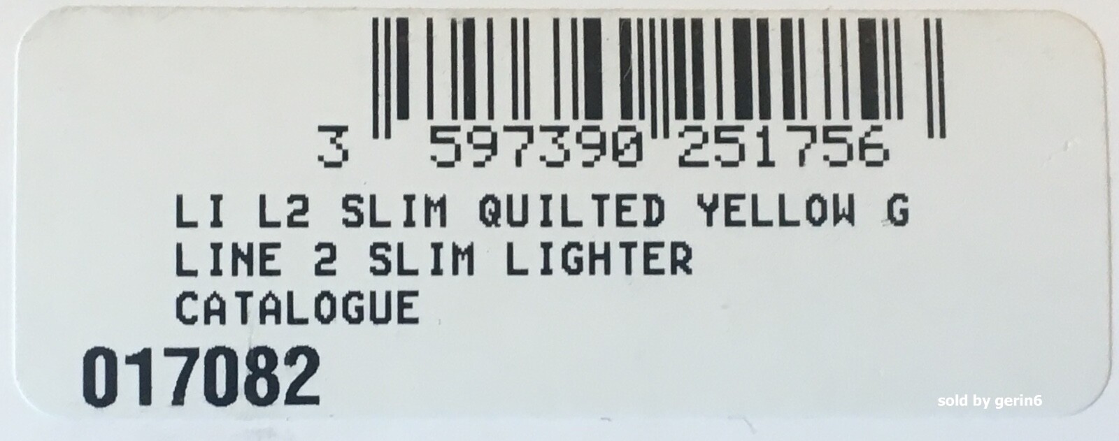 S.T. Dupont Line 2 Slim, Quilted Pattern Lighter, 017082, (17082) New In Box