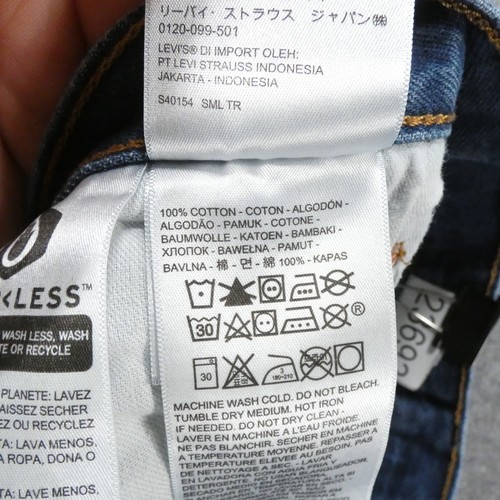 Levi's 501 Jeans Mens 31x29 Original Button Fly Straight Light Wash (Tag 32x32) - Picture 14 of 17