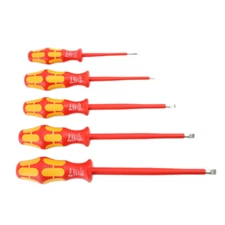 Wera 160i/5 Kraftform VDE Insulated Screwdriver Set 5 Pieces 05346275001