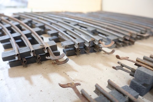 LEEDS LMC MILBRO O GAUGE JOB LOT of 3 RAIL ELECTRIC STRAIGHT & CURVE TRACK om - Picture 8 of 9