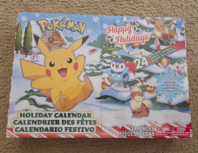 OOP 2022 Pokemon Happy Holidays Advent Calendar Jazwares New