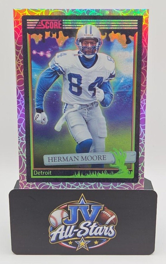 2026 Panini Score-A-Treat Halloween Herman Moore #93 Holo Web