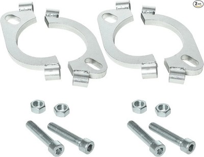 3 inch Split Flange Repair Kit, 2 Bolt 3''/76mm Exhaust Flange Flat Oval 3''