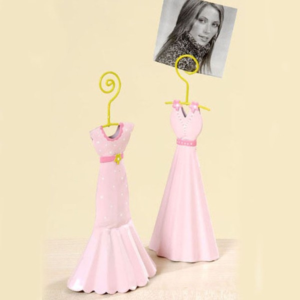 Kartenhalter Platzkarte Fotohalter Hochzeit Taufe Geburtstag Rosa 18Cm-image