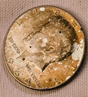 Beautiful Naturally Toned 1964 Kennedy Half Dollar.. Gorgeous Coin!!