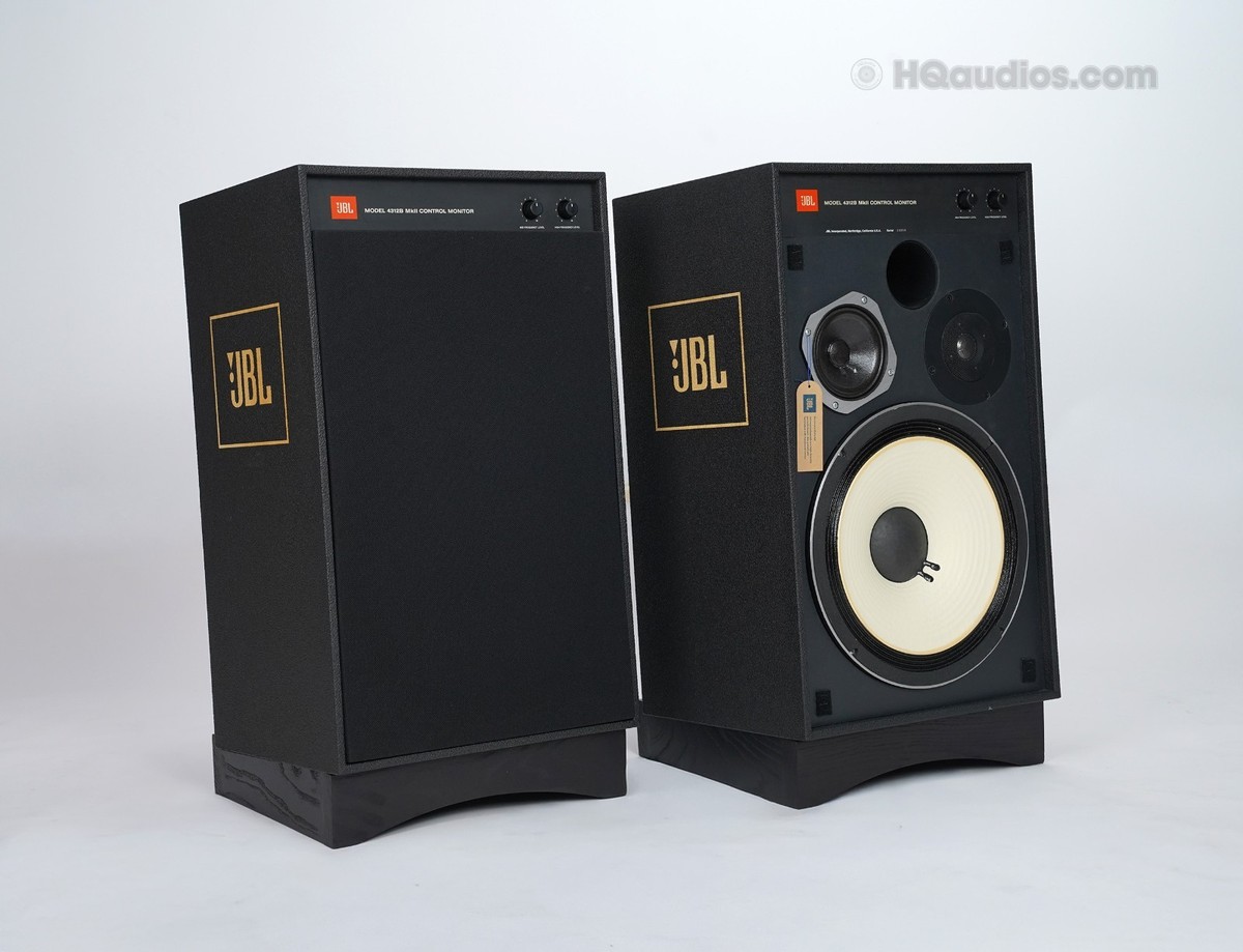JBL 4312B CONTROL MONITOR 美品 JBL 4312B MKII Studio Monitor Speakers –Fully Restored –1-Year WRT