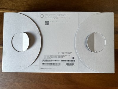 Apple Watch Ultra 2 49mm GPS + Cel Titanium w/ Blue Trail Loop S/M MX4J3LW/A New