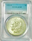 1893 O Morgan Silver Dollar PCGS AU55