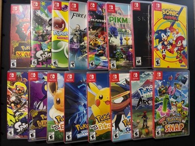 Nintendo Switch Games (Pokemon, Splatoon, Mario Kart, Pikmin, more)
