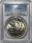 1923 Peace Dollar PCGS MS64 Silver Coin $1