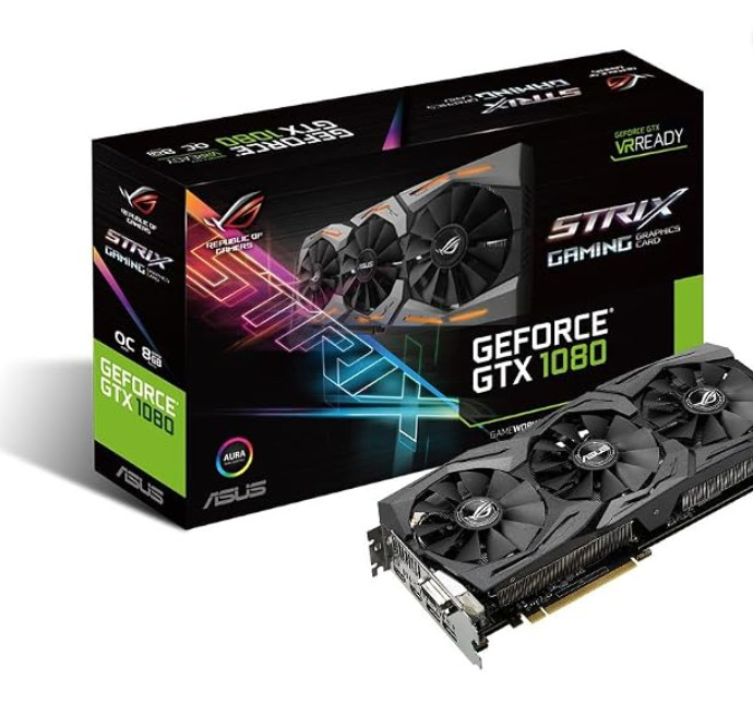 ASUS GeForce GTX 1080 8GB ROG Strix Graphics Card (STRIX-GTX1080-8G-GAMING)