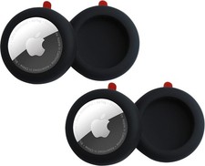 4 Pack Air Tags Waterproof Holder Airtag Case with 3M Adhesive Sticker Apple New