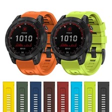 Quick Fit Silicone Strap Watch Band For Garmin Fenix 8 E 7 7X 6 6X Pro 5 5X Plus