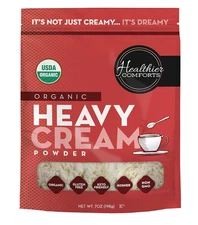 Healthier Comforts Organic Heavy Cream Powder (72% Butterfat) | Certified USDA O