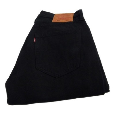 Levi Paket 501 Straight Jeans Big E schwarz Taille 32 Bein 32 W32 L32 Button Fly Q8980