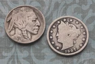 Nice LOT of 1925 buffalo("Fine") & 1907 Lib Nickel (CAMEO) w/ smooth SHINE.PICS!