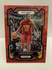DEMAR DEROZAN 2024 Panini Prizm Draft Picks #64 Red Wave Prizm - Color Match