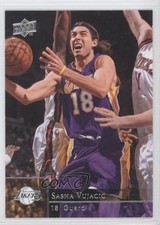 2009-10 Upper Deck Sasha Vujacic #85 3v2