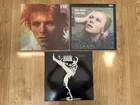 JOB LOT 3 X DAVID BOWIE 12" LP's SPACE ODDITY HUNKY DORY MAN WHO SOLD THE WORLD
