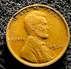 1924P Lincoln Wheat Cent - Very Fine / Excellent - Sharp Early Date Penny JC87