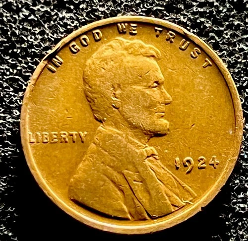 1924P Lincoln Wheat Cent - Very Fine / Excellent - Sharp Early Date Penny JC87