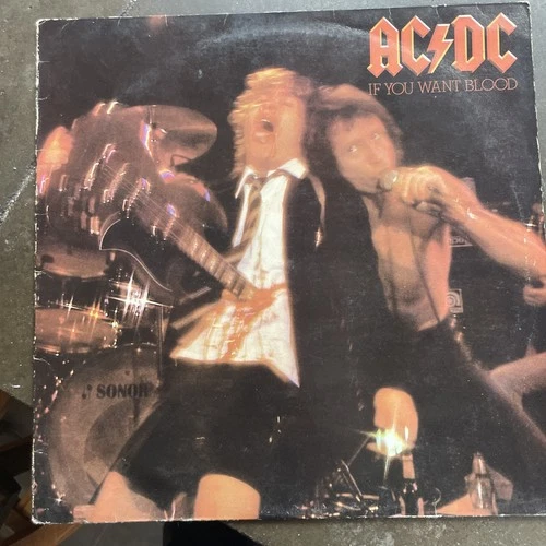 AC/DC If You Want Blood You've Got It LP 1978 First UK Press Atlantic EX-EX