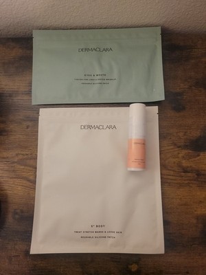 Dermaclara Reusable Patches Mini Bundle Eyes Mouth 5'' Body Patch Prep New Sealed