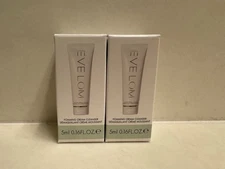 2× Eve Lom Foaming Cream Cleanser 5ml / 0.16 fl oz Deluxe Sample Size NEW
