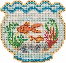Mill Hill 2026 Spring Bouquet Cross Stitch kit  Fish Bowl