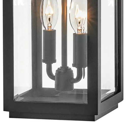 Hinkley Lighting 22110 Winthorpe 2 Light 16" Tall Outdoor Wall - Black - Picture 9 of 10