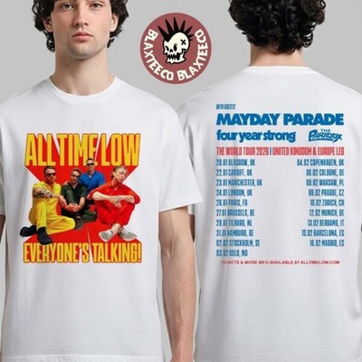 All Time Low Everyone s Talking The World Tour 2026 UK And Europe Leg Schedule