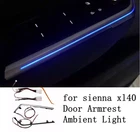 Blue LED Door Armrest Ambient Light 2pcs For Toyota Sienna XL40 2021-2026