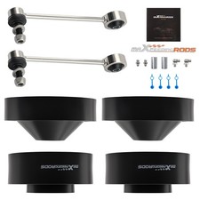 2" Front 1" Rear Coil Spring Spacers for 2007-2018 Jeep Wrangler JK + End Links