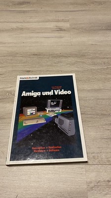 Amiga500 Buch ''Amiga und Video ''Verlag Markt und Technik gut erhalten