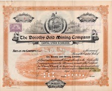 Dorothy Gold Mining Co., 1900 - Cripple Creek, Colorado