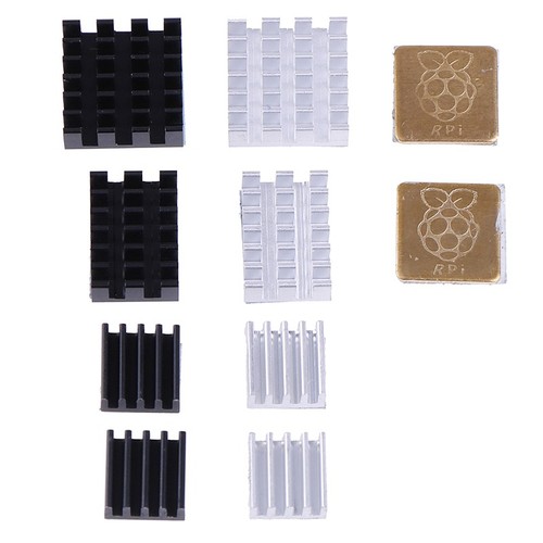 Kit refroidisseur radiateur dissipateur thermique aluminium 5 pièces pour Raspberry Pi 2/3/4 3B ^* - Photo 11/16