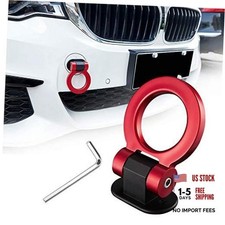 Tow Hook Kit Car Decorations Sticker Car Decor Bumper for Auto Exterior Red