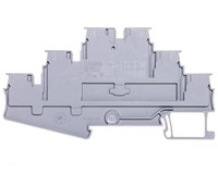 3-StöCkiger Schienenverbinder 1,5 Mm2 Grau PT 1,5/S-3L 321313
