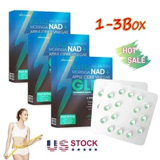 1/3Box Capsule Pearl PeptideComplex Moringa NAD + Apple CiderVinegar GLP-1 GOOD