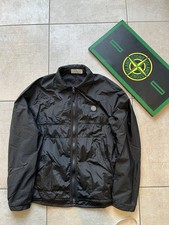 Giacca nera Stone Island nylon metallo piccolo uomo