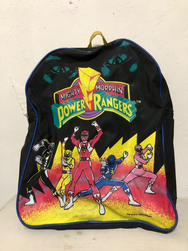 Mighty Morphin Power Rangers Kids Backpack Saban Rare Vintage 1993 